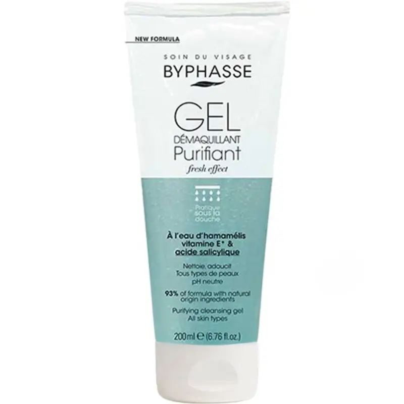 ژل شستشوی صورت بایفاس (Purifiant)  Byphasse Purifying Cleansing Gel – All Skin Types