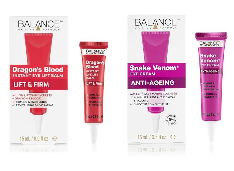  کرم دور چشم بلاد دراگون و اسنیک ونوم بالانس (Balance Active Formula)