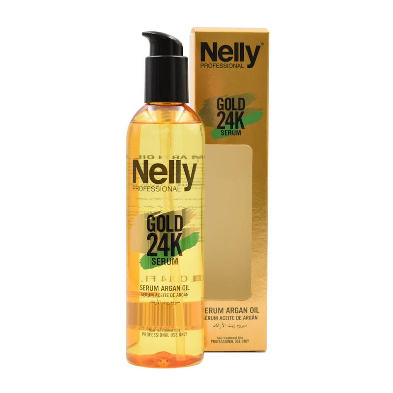 سرم روغن آرگان نلی (Nelly Gold 24K Argan Oil Serum)