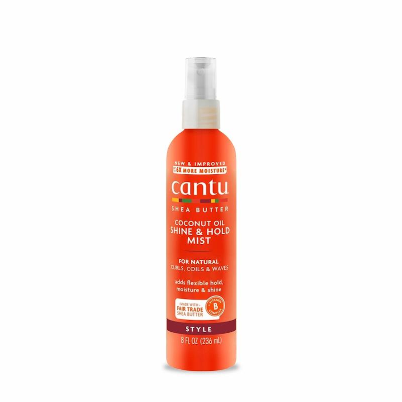 اسپری درخشنده و حالت‌دهنده کانتو روغن نارگیل (Cantu Coconut Oil Shine and Hold Mist)