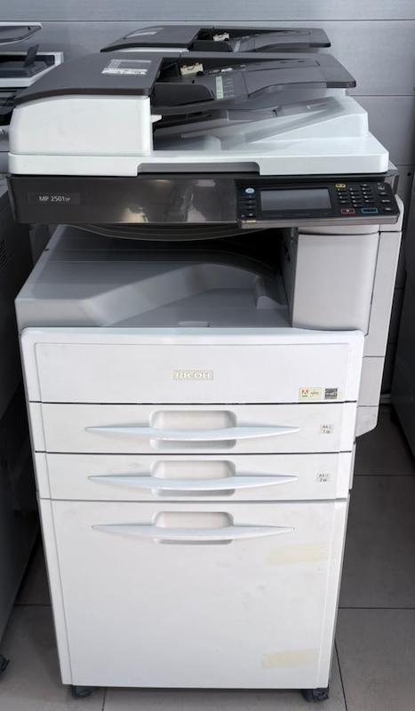 دستگاه فتوکپی ریکو مدل MP2501 دوکاست با میز - استوک 