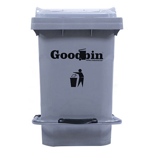 مخزن صنعتی 40 لیتری پدالدار گودبین هوم کت -40 liter industrial tank with pedal Goodbin Home Cat