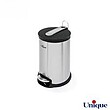 سطل زباله 5 لیتری استیل مدل UN 4410 یونیک -5 liter steel trash can, model UN 4410 Unique