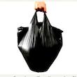 نایلکس مشکی دسته دار سایز45 در55 بسته 1 کیلویی -Black nylons with handles, size 45 x 55, 1 kg package