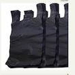 نایلکس مشکی دسته دار سایز45 در55 بسته 1 کیلویی -Black nylons with handles, size 45 x 55, 1 kg package