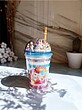 لیوان اسموتی نی دار بزرگ – دو جداره و رنگبندی جذاب -Large straw smoothie glass - double-walled and attractive colors