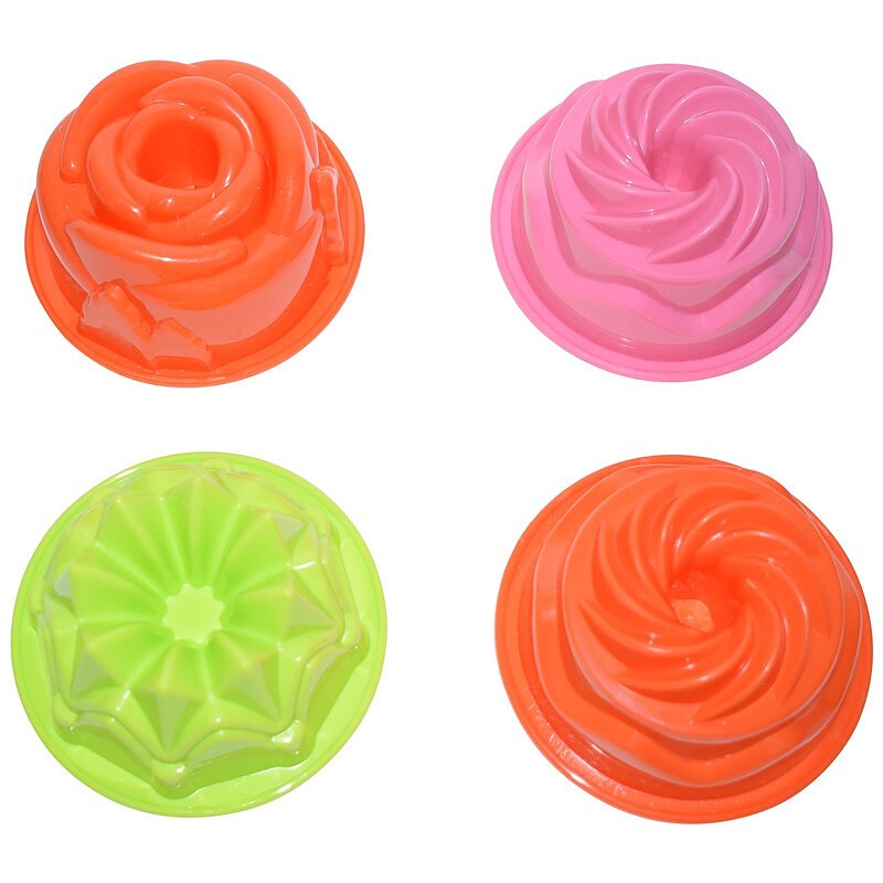 قالب ژله 4 عددی پلی نیک -Polynik 4 piece jelly mold