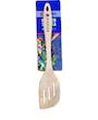 کفگیر سر کج شیاردار چوبی رابر کارما -Rubber Karma wooden slotted squeegee