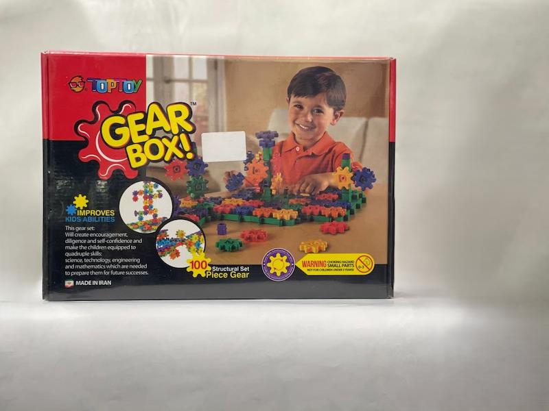 سازه چرخ دنده‌ای 100 قطعه _ 100-piece gear structure