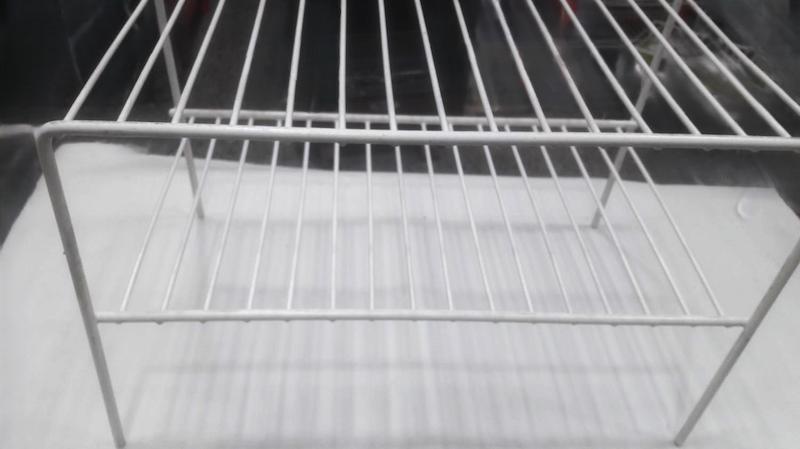 راف دو طبقه فلزی روکشدار سفید _White coated metal double-decker raft