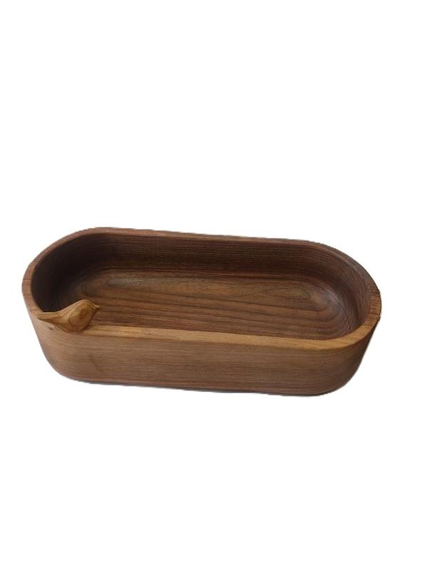 ظرف میوه چوبی -Wooden fruit bowl