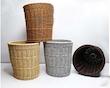 سطل زباله دست بافت -Hand woven trash can