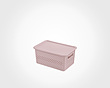 جعبه دربدار کوچک طرح بافت لیمون -A small box with a textured design