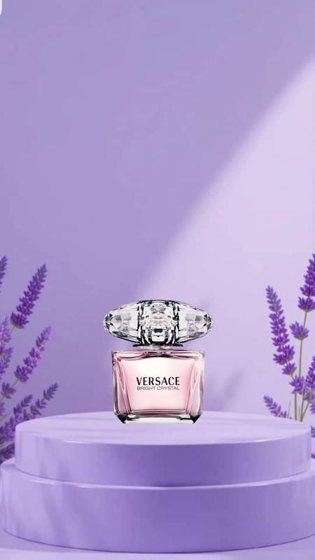 ادکلن زنانه ورساچه برایت کریستال صورتی Versace Bright Crystal 
