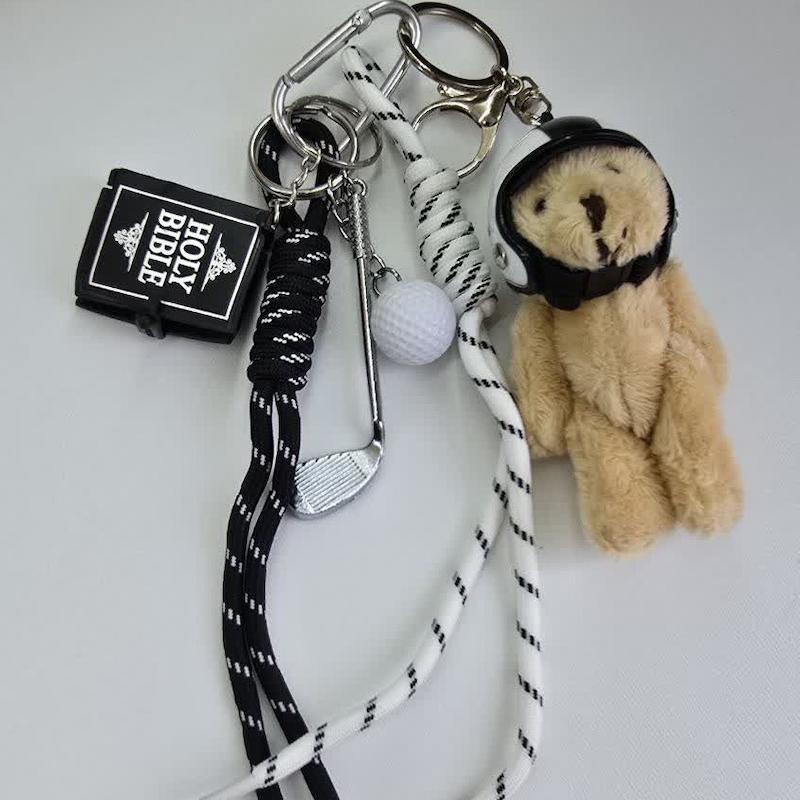 آویز کیف و جاسوییچی کلاه خرسی