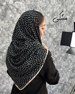 روسری نخی گل ریز 3543