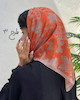 مینی اسکارف نارنجی اسمارتیزی طرحدار 3711