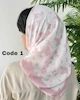 مینی اسکارف صورتی تابستانه 4475