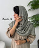 شال نخی دورریش زبرا پاییزه  4082