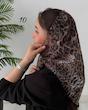 مینی اسکارف توری پلنگی 4009