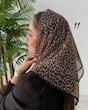 مینی اسکارف توری پلنگی 4009