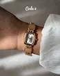 ساعت ، ساعت زنانه ، ساعت دخترانه ، ساعت طلایی، ساعت صفحه مربعی ، ساعت مربعی طلایی، ساعت دخترانه طلایی، ساعت بند استیل، ساعت بند استیل طلایی ، ساعت ساده ، ساعت مچی ، ساعت زنانه ساده ، ساعت زنانه رزگلد، ساعت مچی رزگلد، ساعت مچی زنانه ، ساعت مچی مربعی 