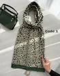 شال مخمل سبز پاییزه 4685