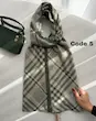 شال مخمل سبز پاییزه 4685