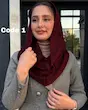 شال بافت ساده رینگی 4691