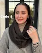 شال بافت ساده رینگی 4691