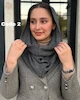 شال بافت ساده رینگی 4691