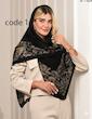 روسری نخی وسط ساده پاییزه 3581