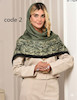 روسری نخی وسط ساده پاییزه 3581