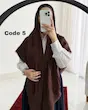 روسری ژاکارد لمه موکا وارداتی 4701
