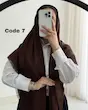 روسری ژاکارد لمه موکا وارداتی 4701