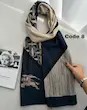 شال مخمل سرمه ای پاییزه 4703