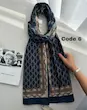 شال مخمل سرمه ای پاییزه 4703