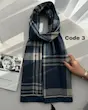 شال مخمل سرمه ای پاییزه 4703