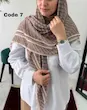 روسری پلیسه برشکا پاییزه وارداتی 4712