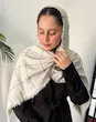 شال بوکله پولکی چهارخونه وارداتی 4735