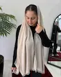 شال برشکا اکلیلی دور دانتل وارداتی 4747