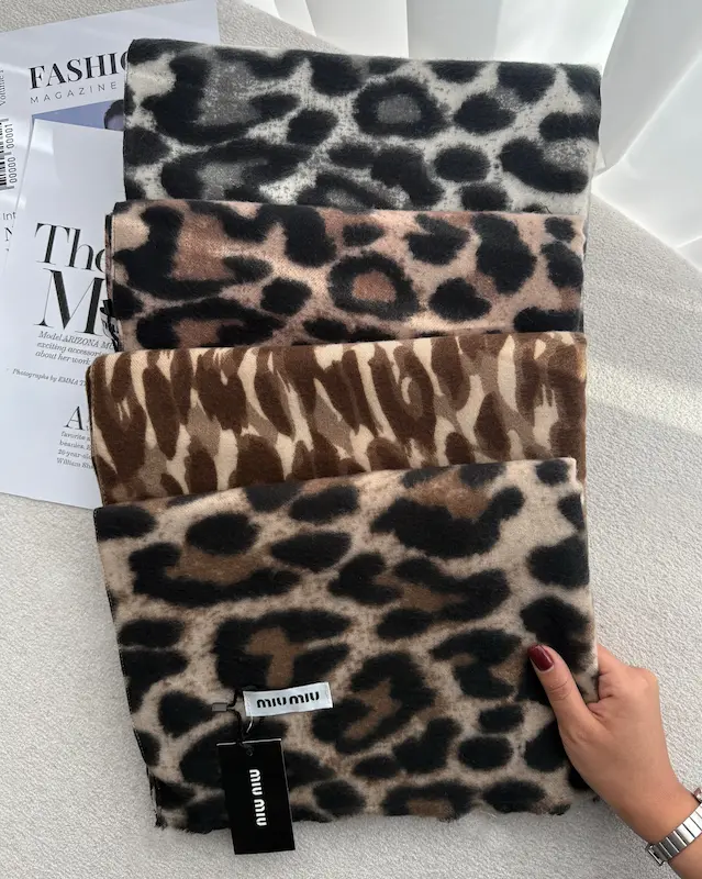 شال موهر پلنگی وارداتی 4769