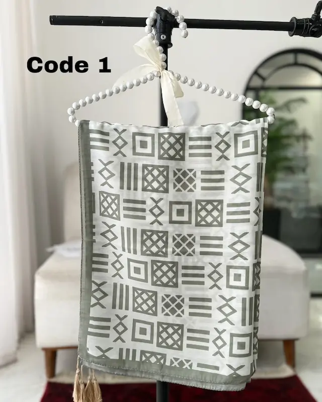 شال میکس سبز 4814