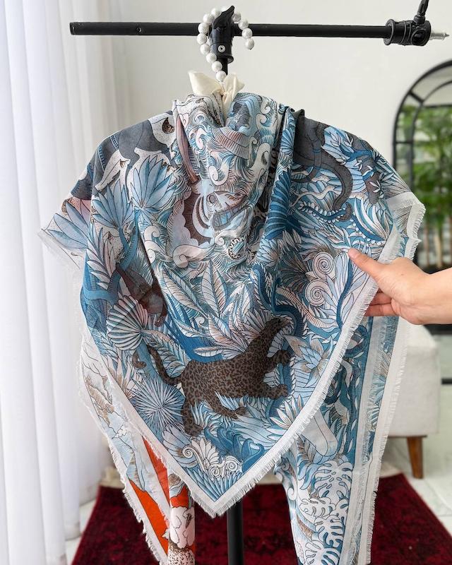 روسری نخ  پنبه مودال وارداتی 4827