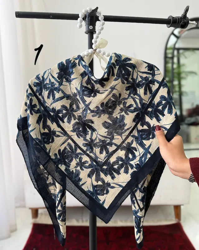 روسری درختی گل دار 4849