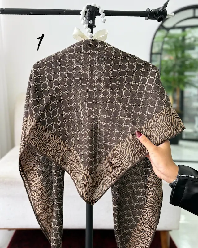 روسری نخ ژاکارد  گوچی 4870