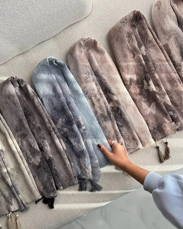 شال برشکا لمه پروانه 4884