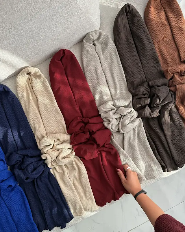 شال برشکا ساده پاییزه 4886