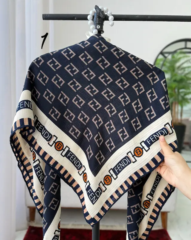 روسری ژاکارد فندی پاییزه 4891