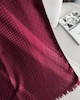 شال ژاکارد زرشکی مارک 4898